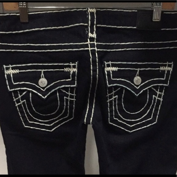 COPY - NWT TRUE RELIGION BRAND SUPER BIG T RARE wide low - Picture 2 of 11